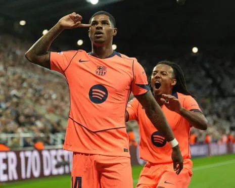 Striker spoils Newcastle's big occasion and declares: ‘I am getting better at the Catalan club’